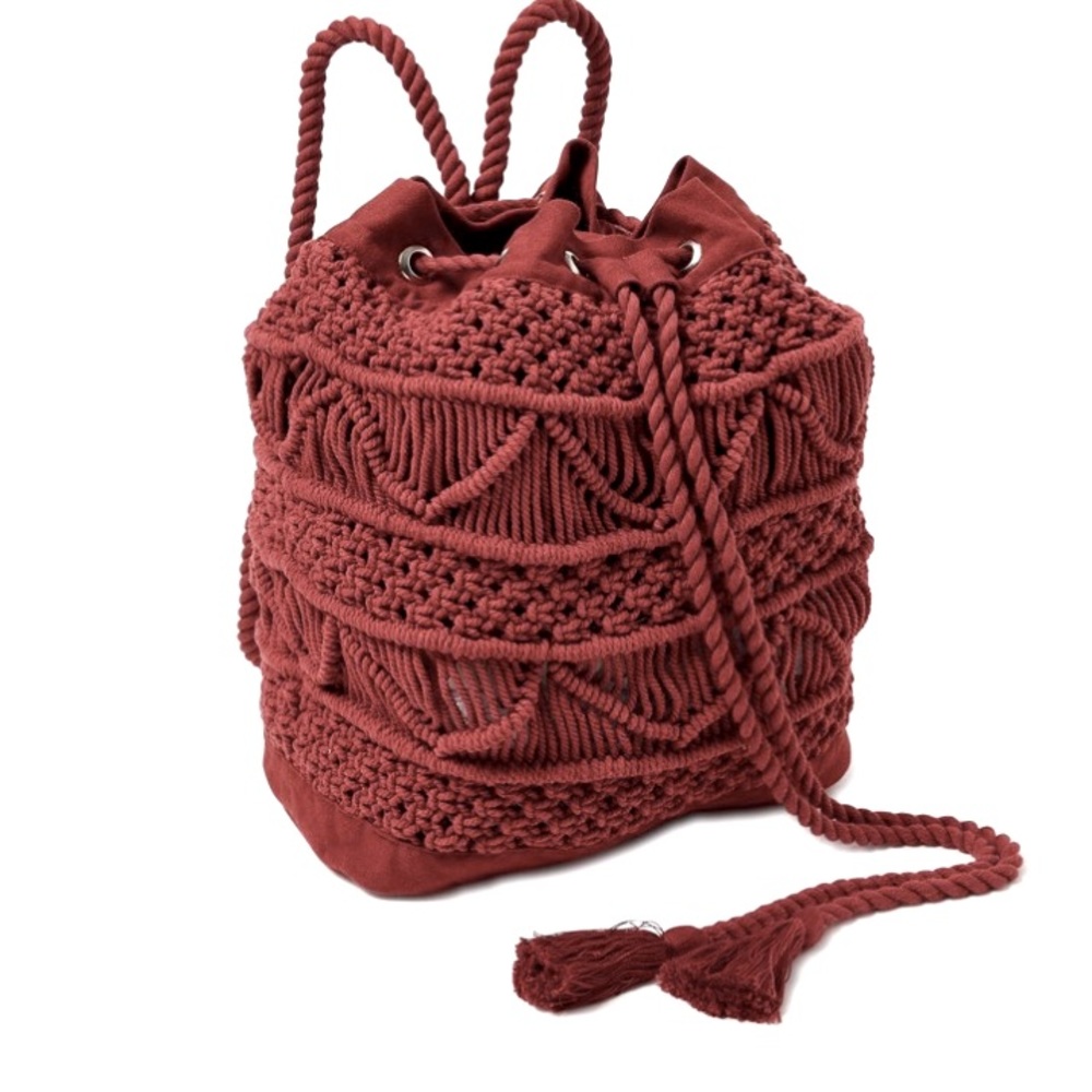 Crochet backpack